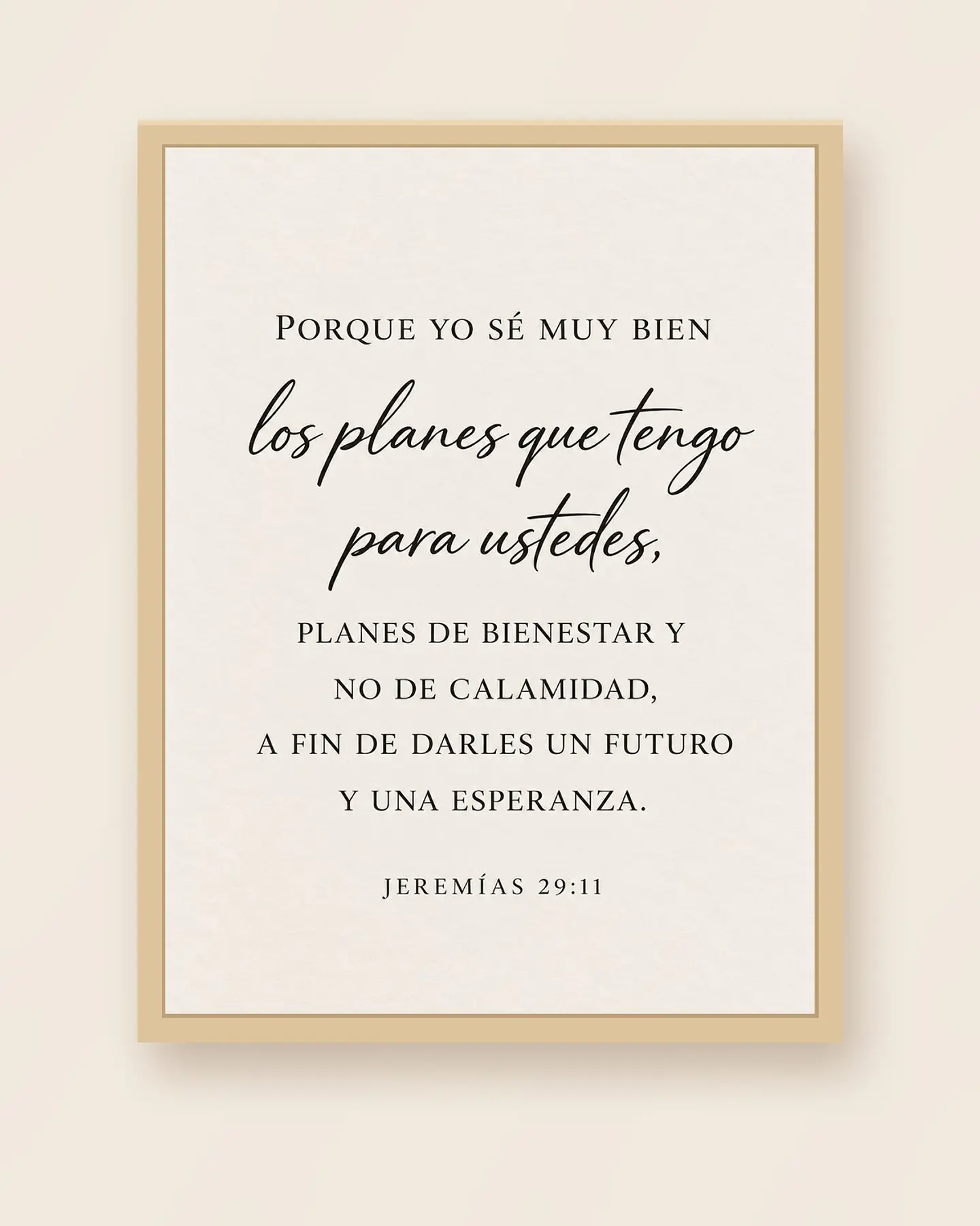 Porque yo sé los planes que tengo para ustedes · ES-03 3