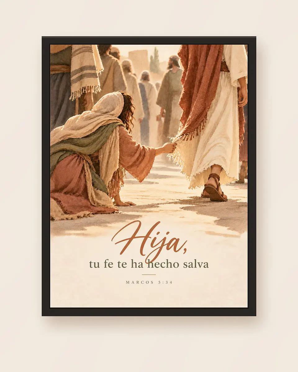 Hija, tu fe te ha hecho salva · ER-03 6