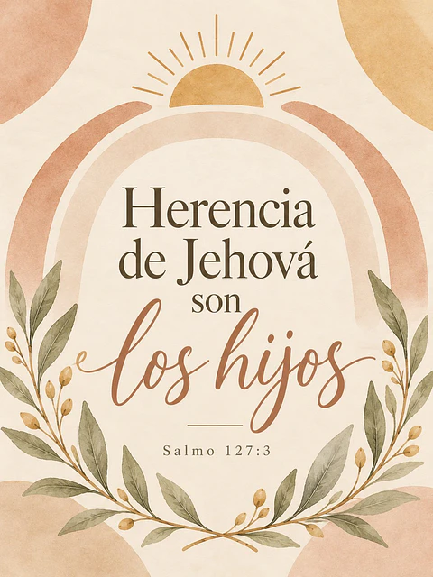 Herencia de Jehová son los hijos · RG-08