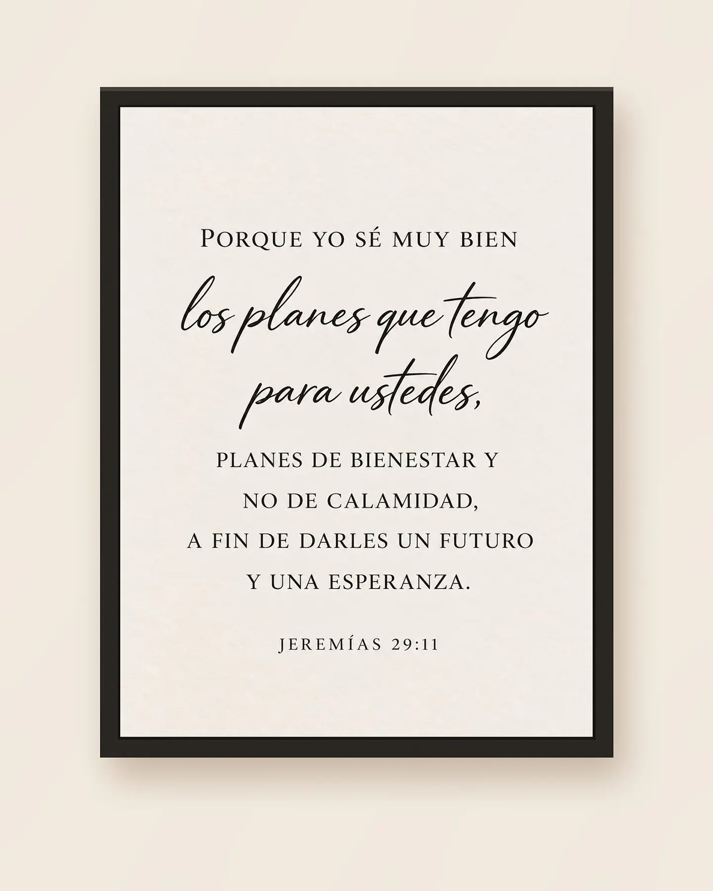 Porque yo sé los planes que tengo para ustedes · ES-03 5