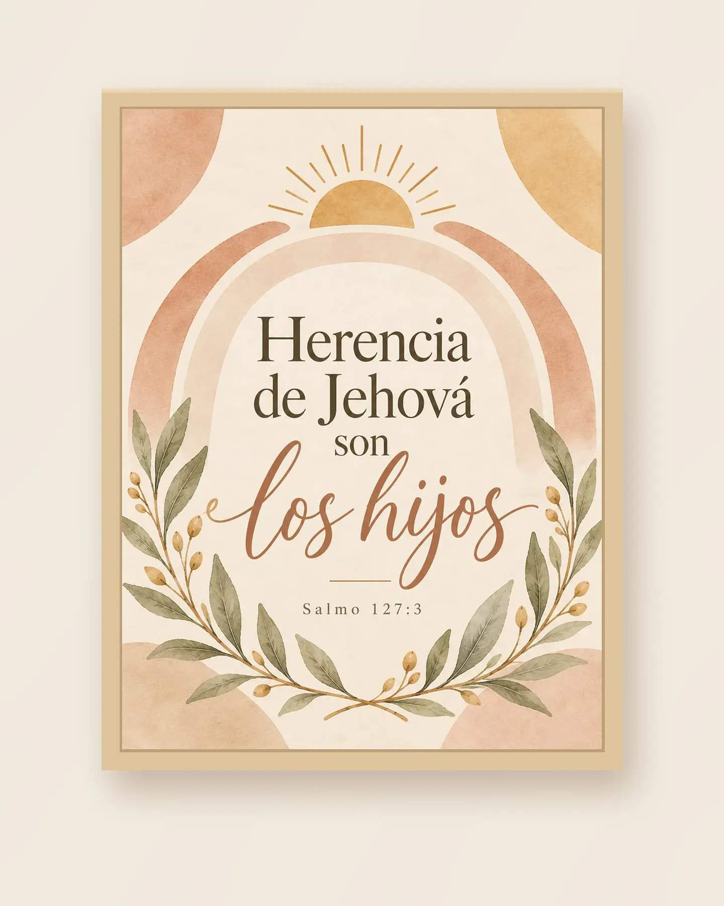 Herencia de Jehová son los hijos · RG-08 3