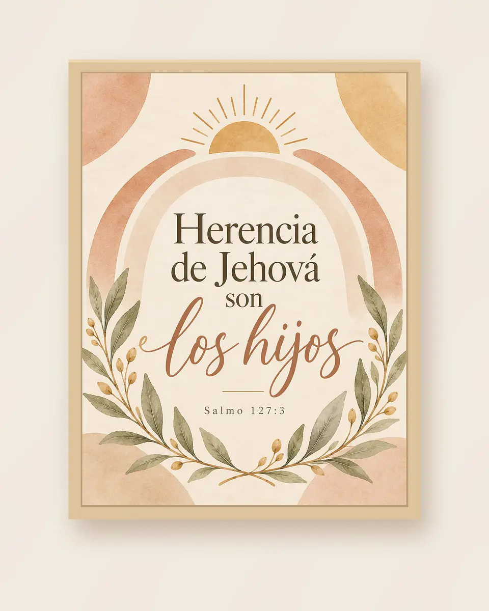 Herencia de Jehová son los hijos · RG-08 3