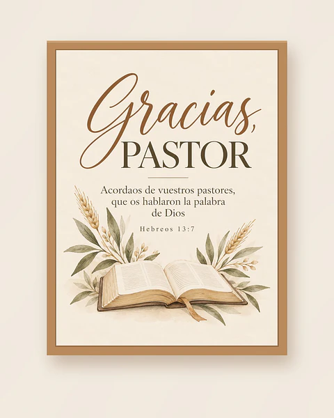 Gracias, pastor · RG-09
