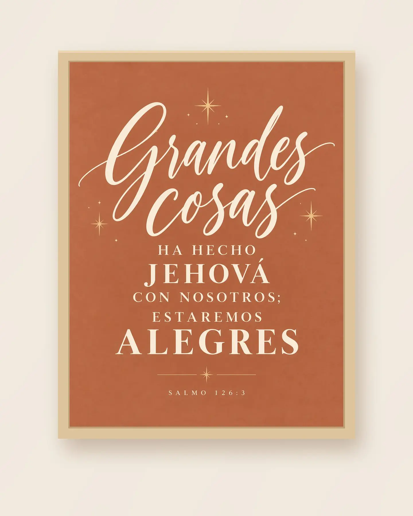 Grandes cosas ha hecho Jehová con nosotros · GR-10 3