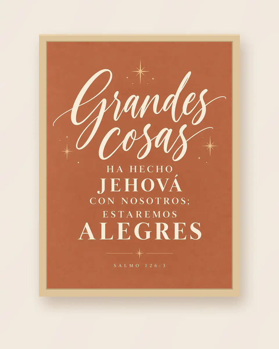 Grandes cosas ha hecho Jehová con nosotros · GR-10 3
