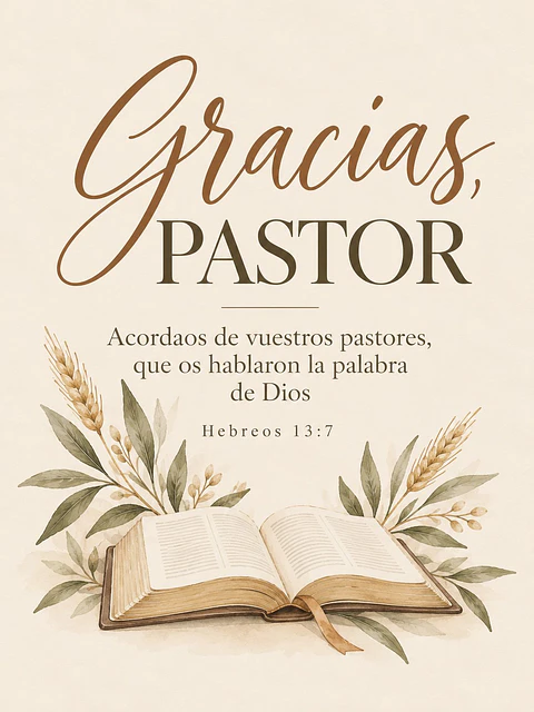 Gracias, pastor · RG-09