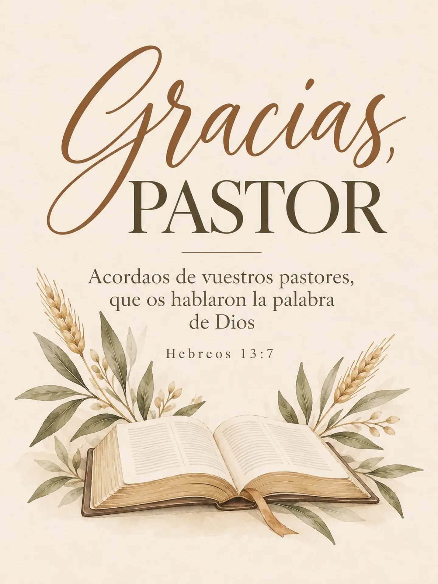 Gracias, pastor · RG-09 2