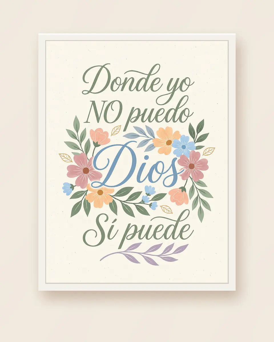 Donde yo no puedo, Dios sí puede · ES-04 4