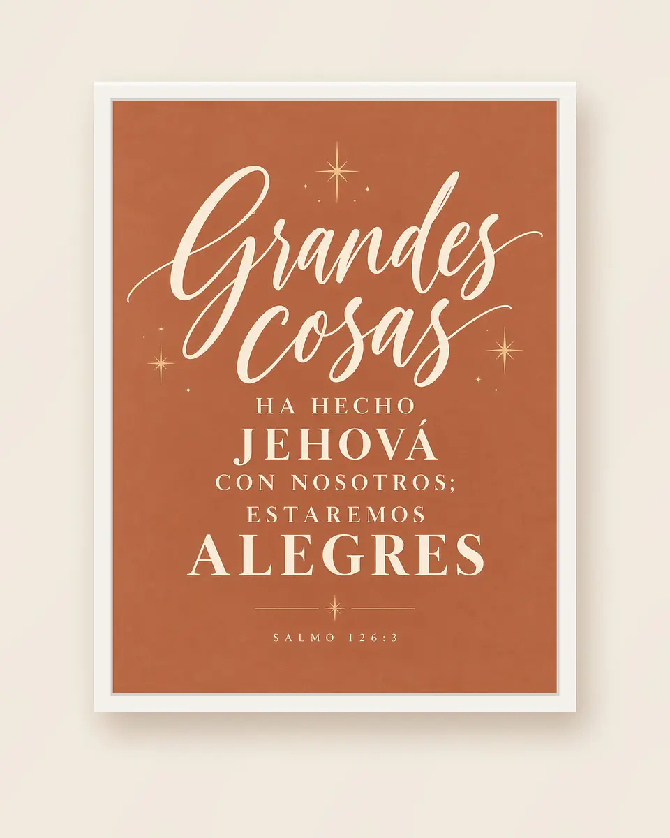 Grandes cosas ha hecho Jehová con nosotros · GR-10 4