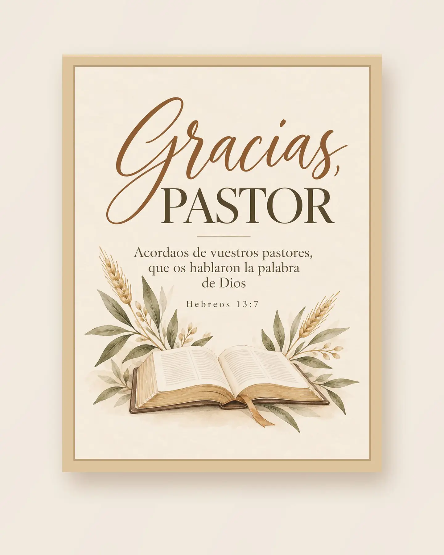 Gracias, pastor · RG-09 3