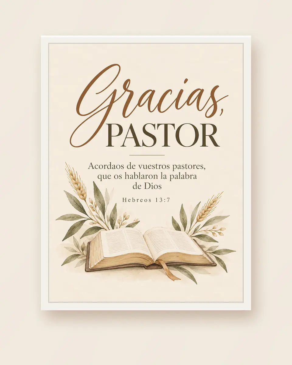 Gracias, pastor · RG-09 4