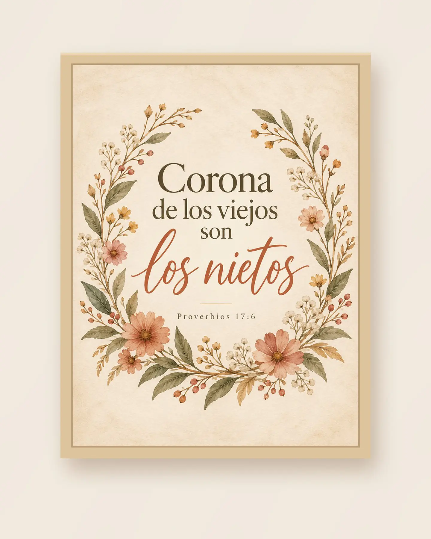 Corona de los viejos son los nietos · RG-10 3