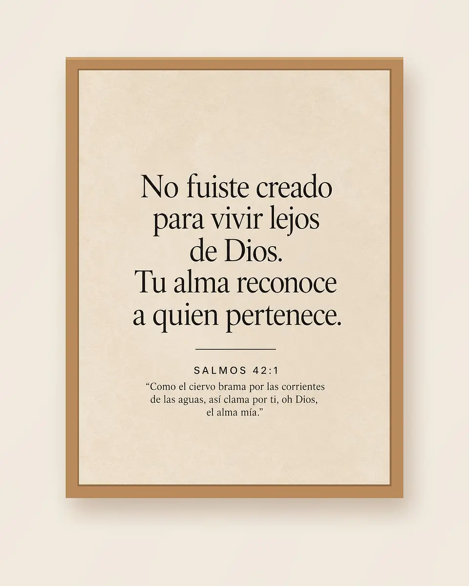 No fuiste creado para vivir lejos de Dios · QS-02 1