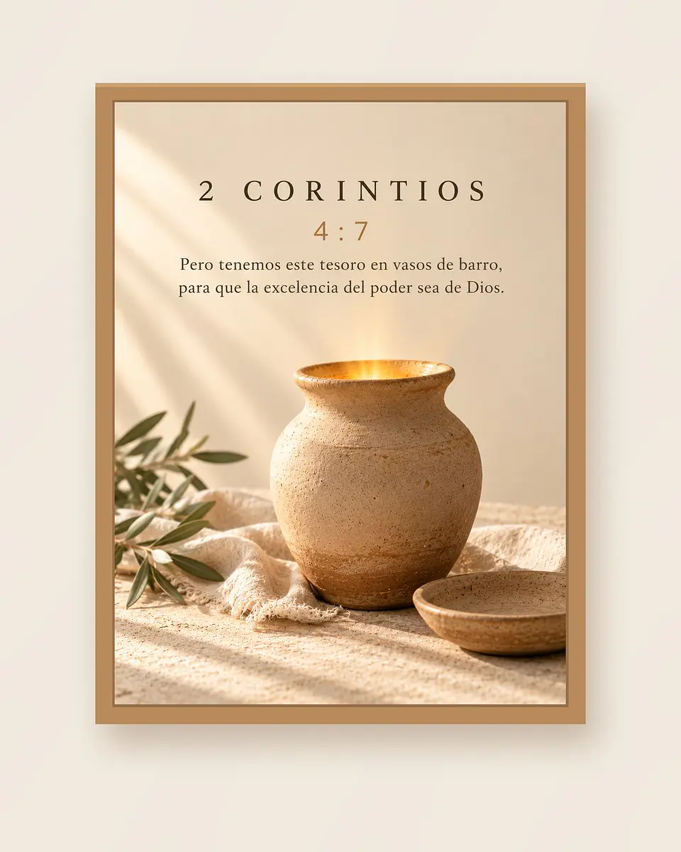 Tenemos este tesoro en vasos de barro · VB-05 1