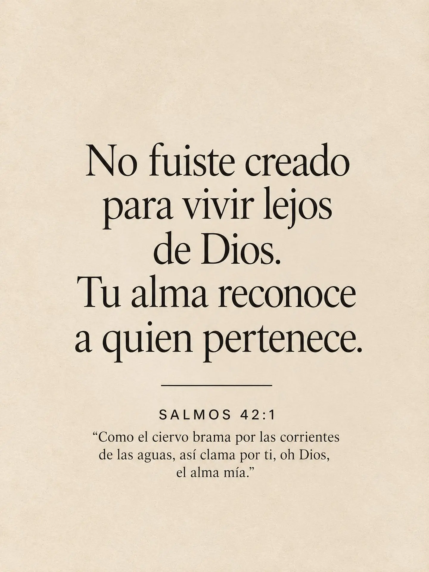 No fuiste creado para vivir lejos de Dios · QS-02 2