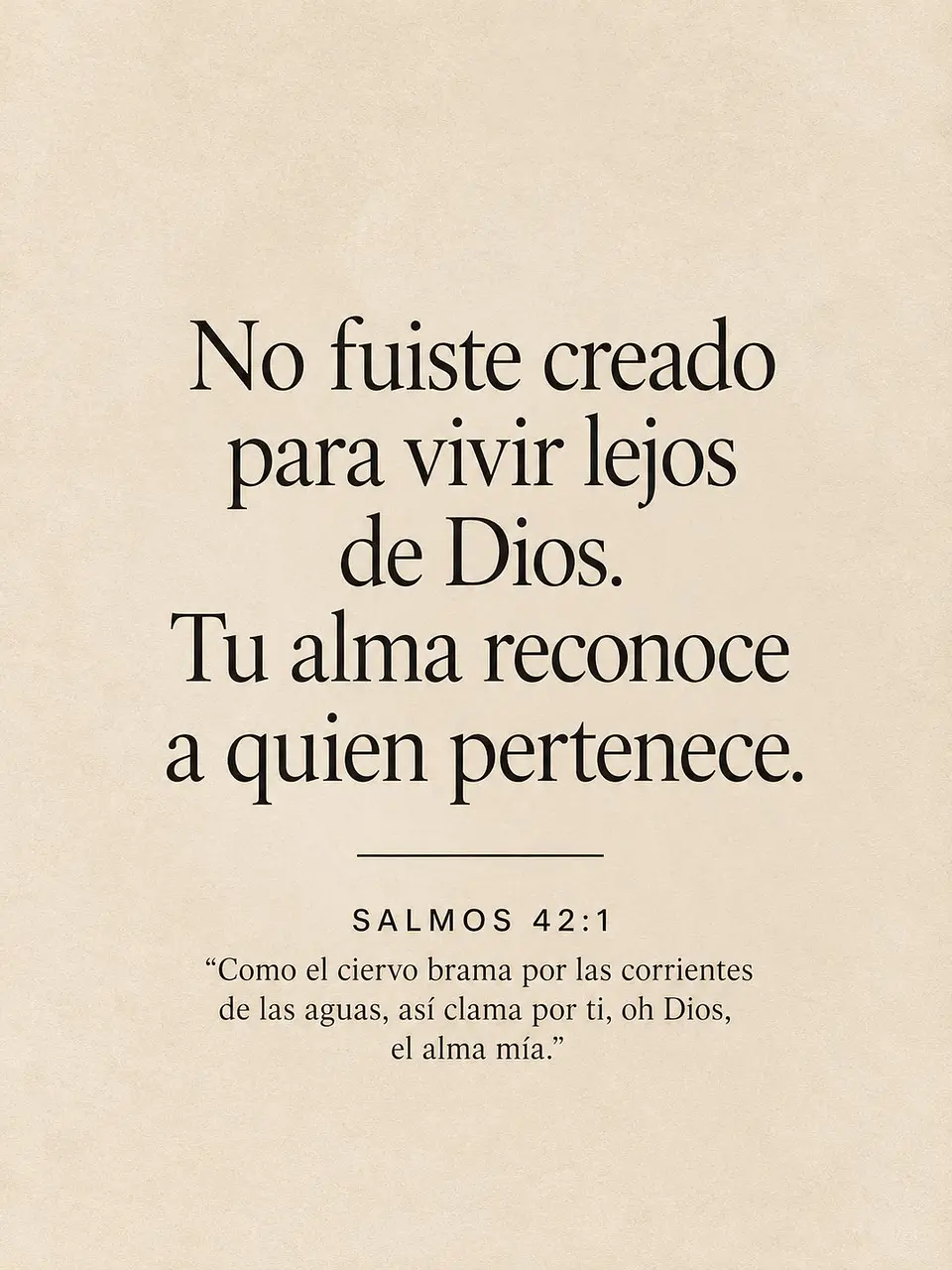No fuiste creado para vivir lejos de Dios · QS-02 2