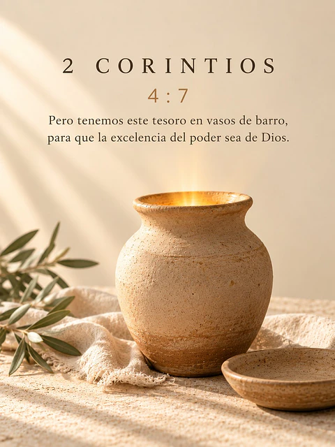 Tenemos este tesoro en vasos de barro · VB-05