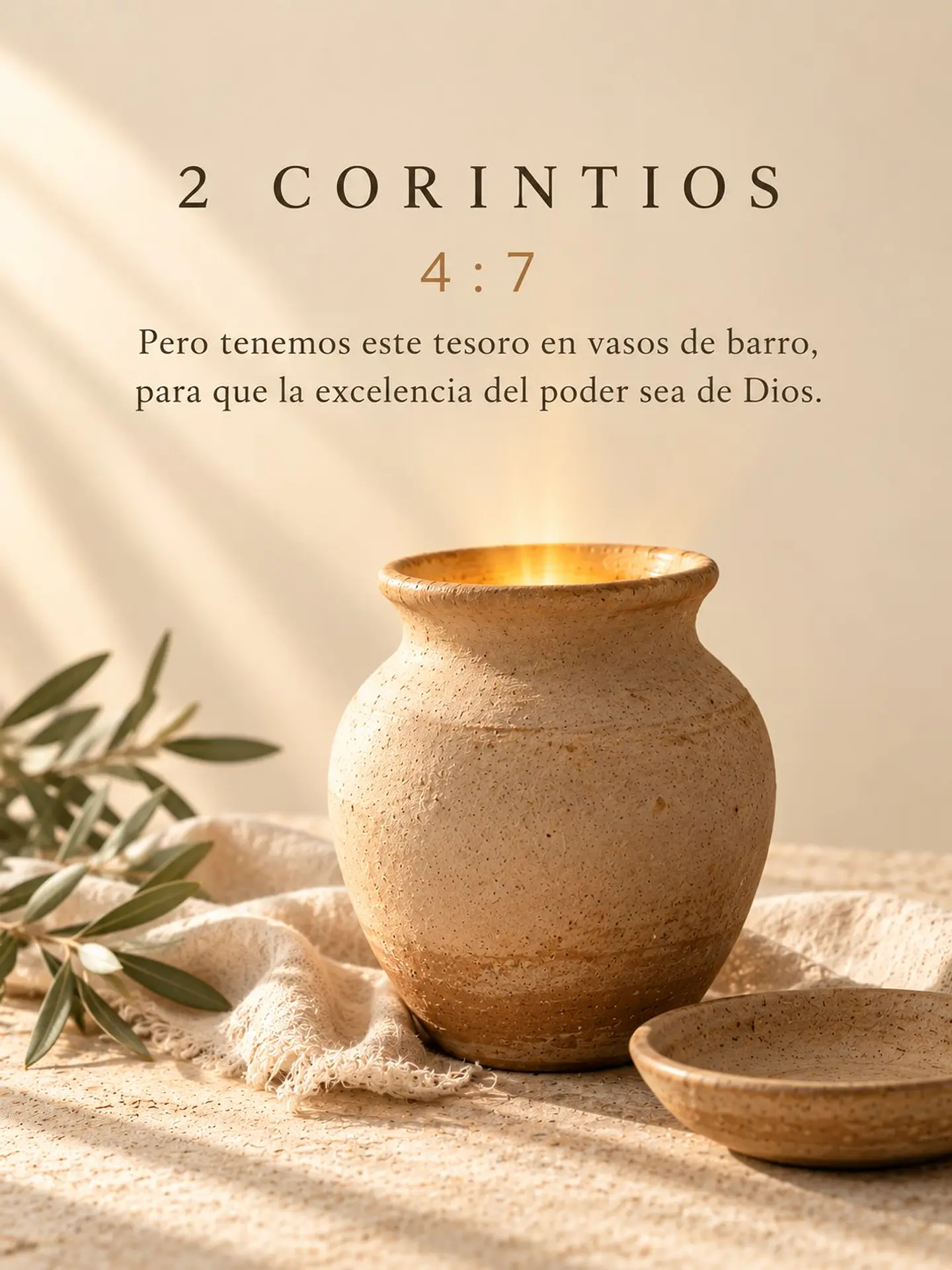 Tenemos este tesoro en vasos de barro · VB-05 2