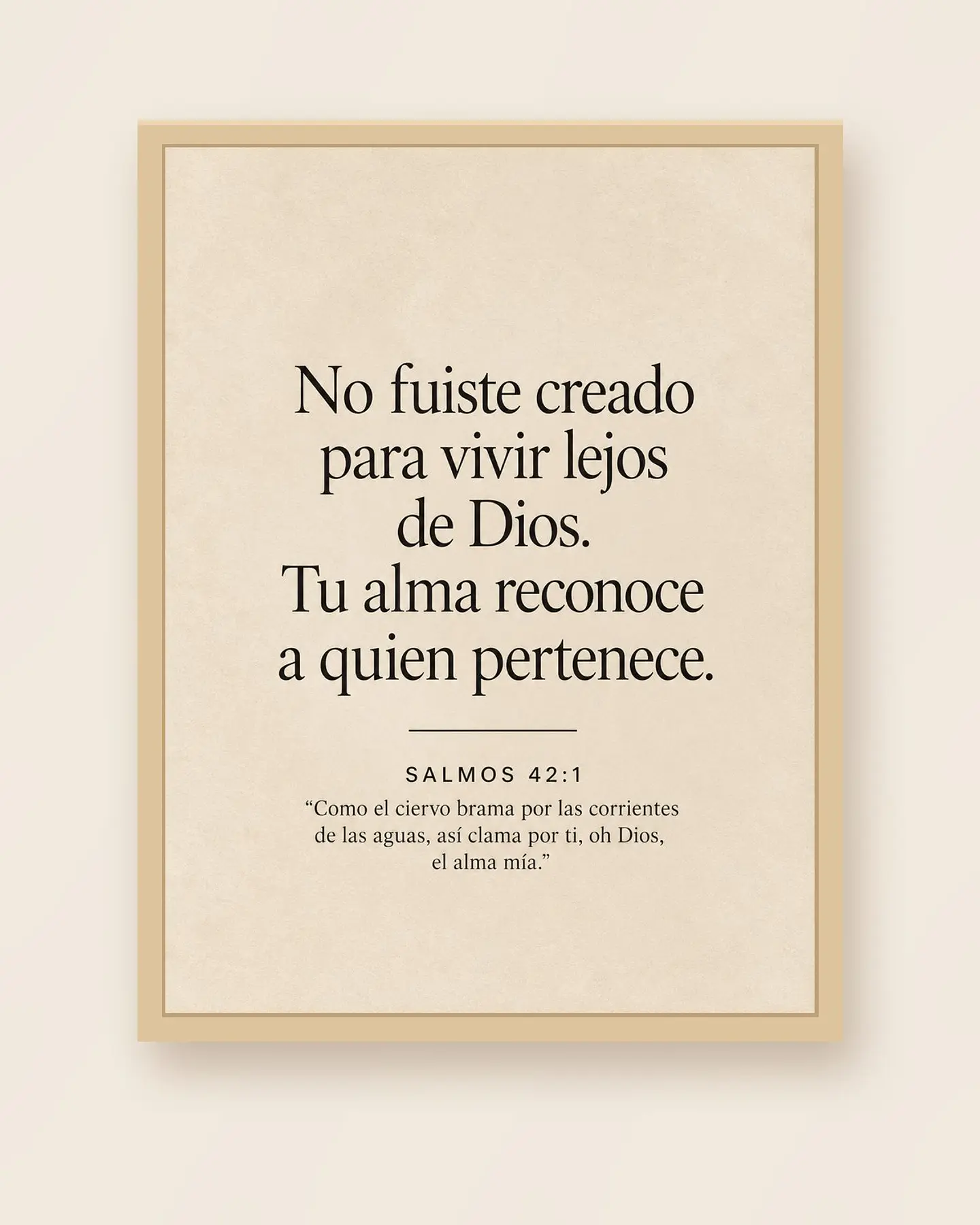 No fuiste creado para vivir lejos de Dios · QS-02 3