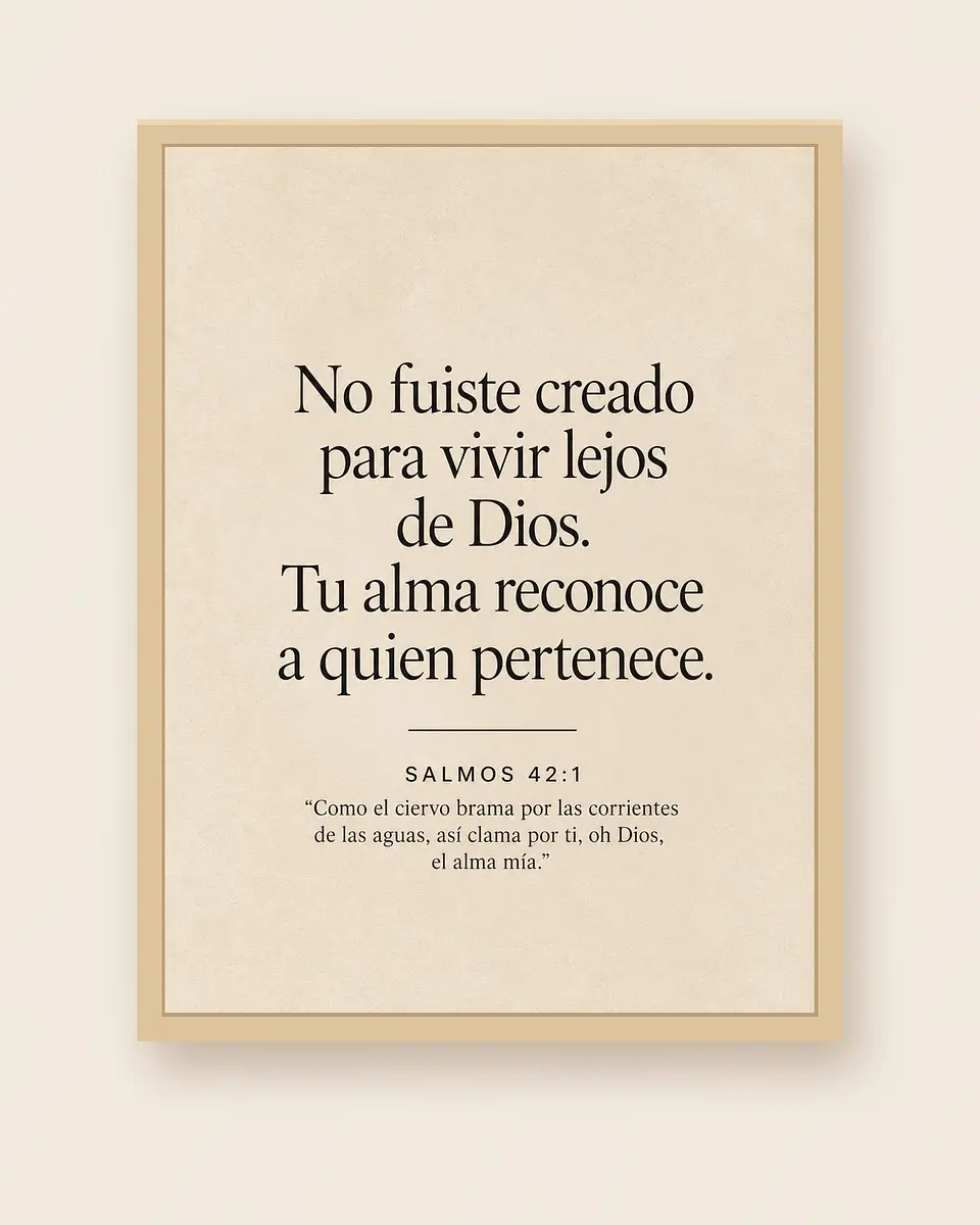 No fuiste creado para vivir lejos de Dios · QS-02 3
