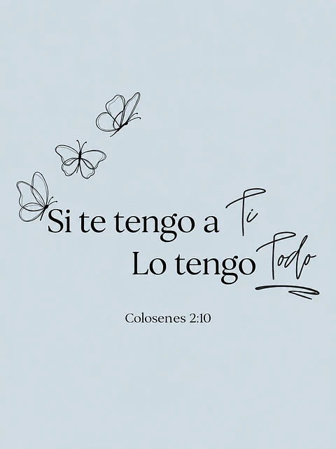 Si te tengo a Ti, lo tengo todo · QS-03