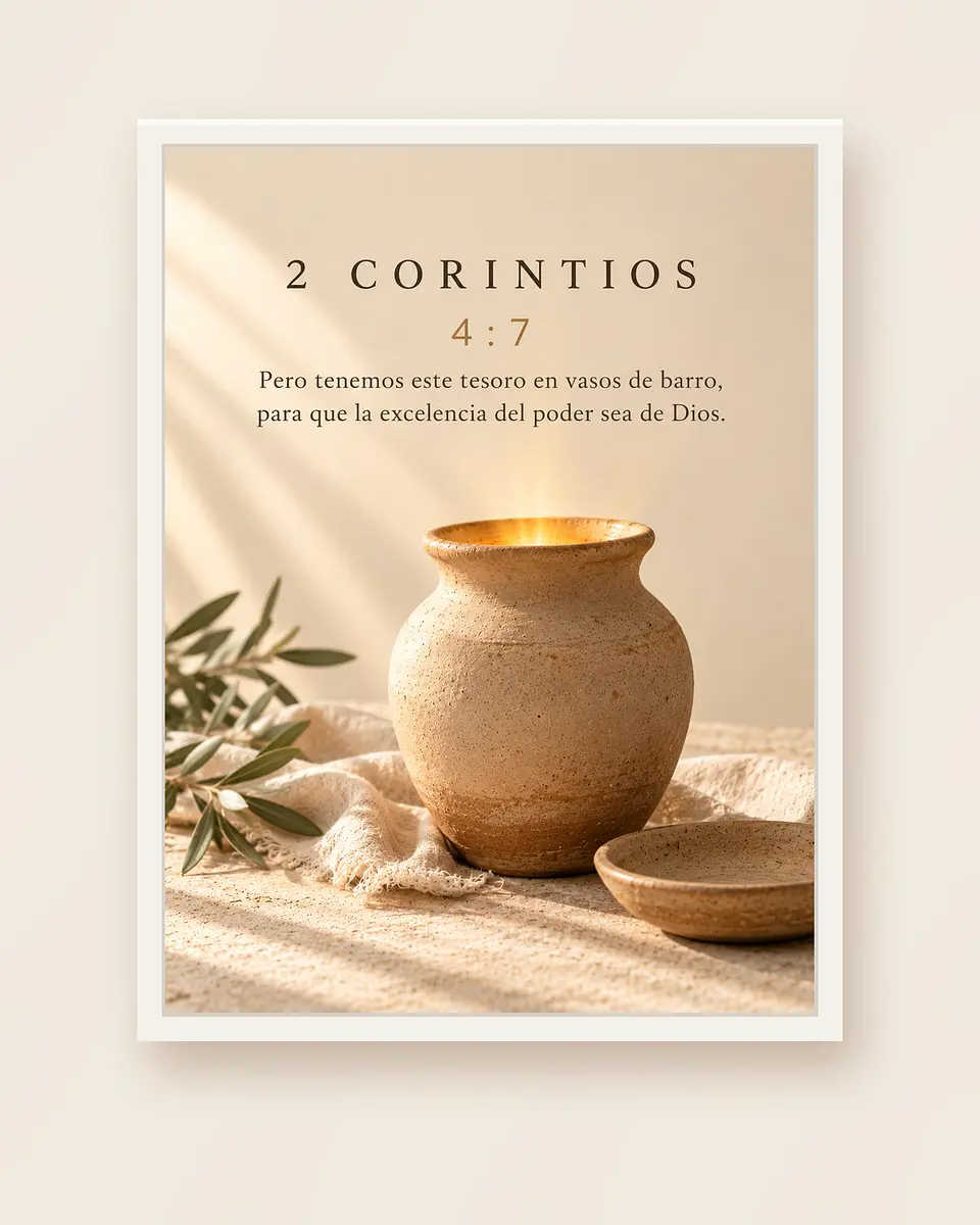 Tenemos este tesoro en vasos de barro · VB-05 4
