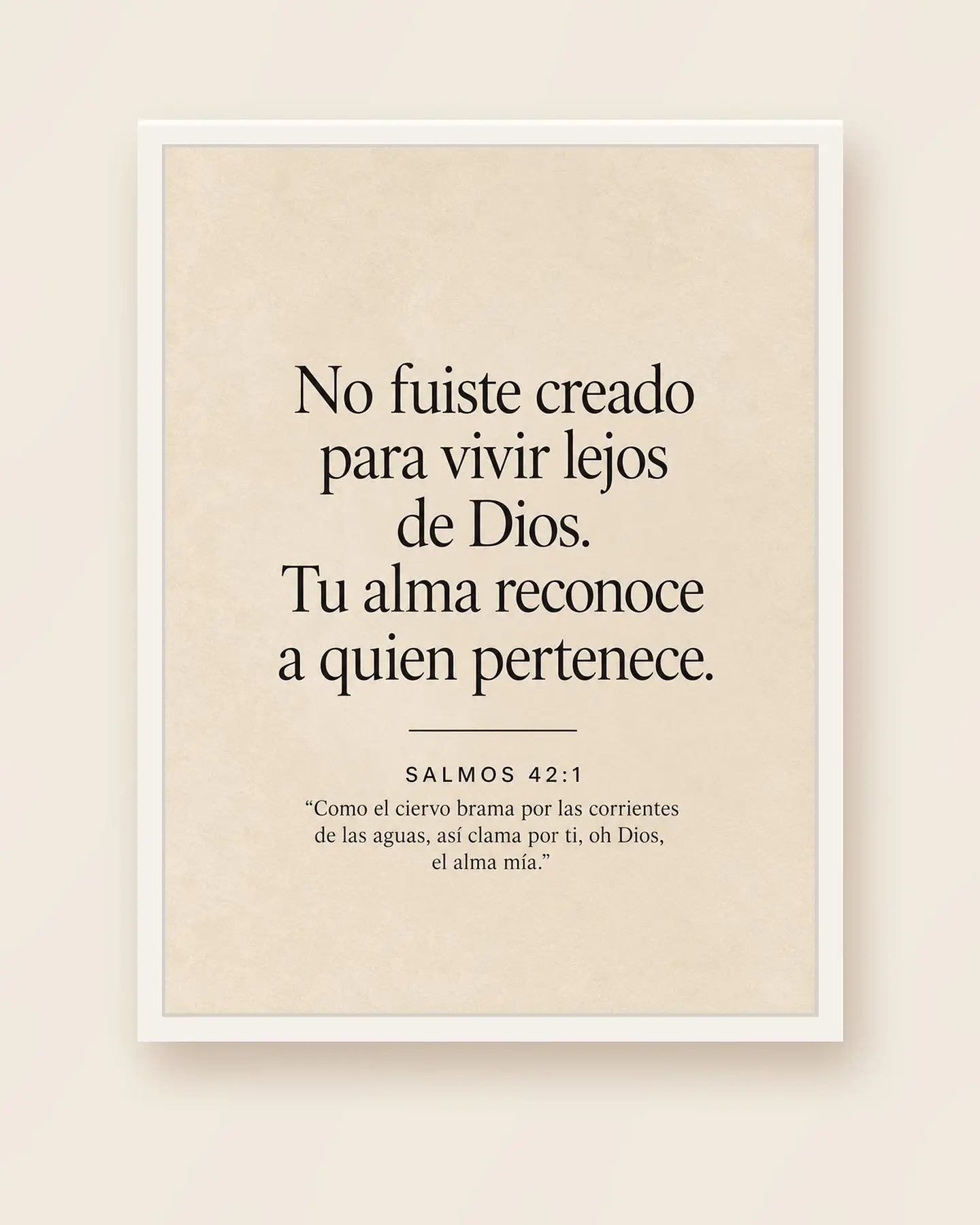 No fuiste creado para vivir lejos de Dios · QS-02 4