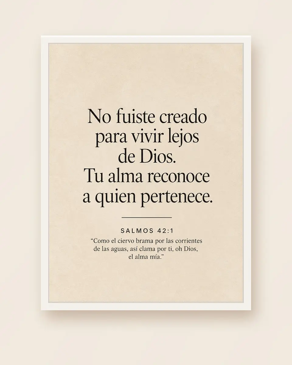 No fuiste creado para vivir lejos de Dios · QS-02 4