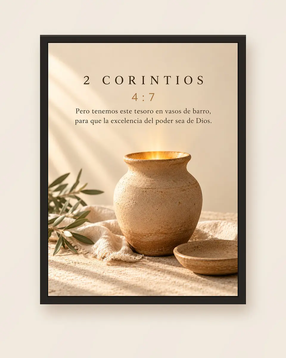 Tenemos este tesoro en vasos de barro · VB-05 5