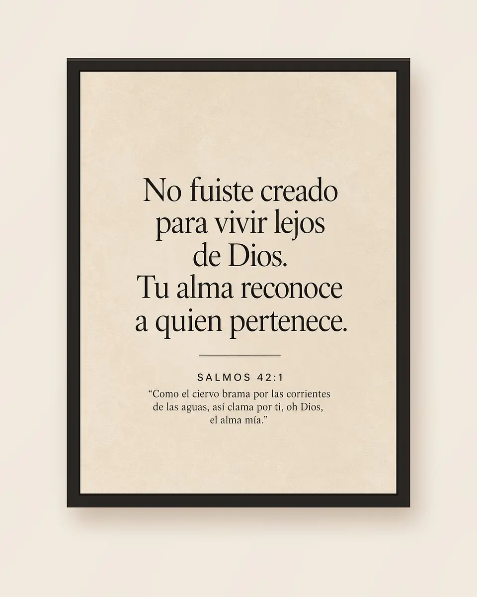No fuiste creado para vivir lejos de Dios · QS-02 5