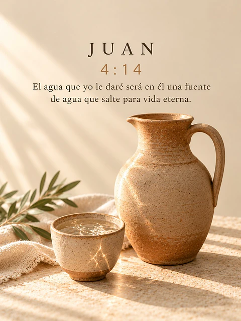 El agua que yo le daré será en él una fuente · VB-07