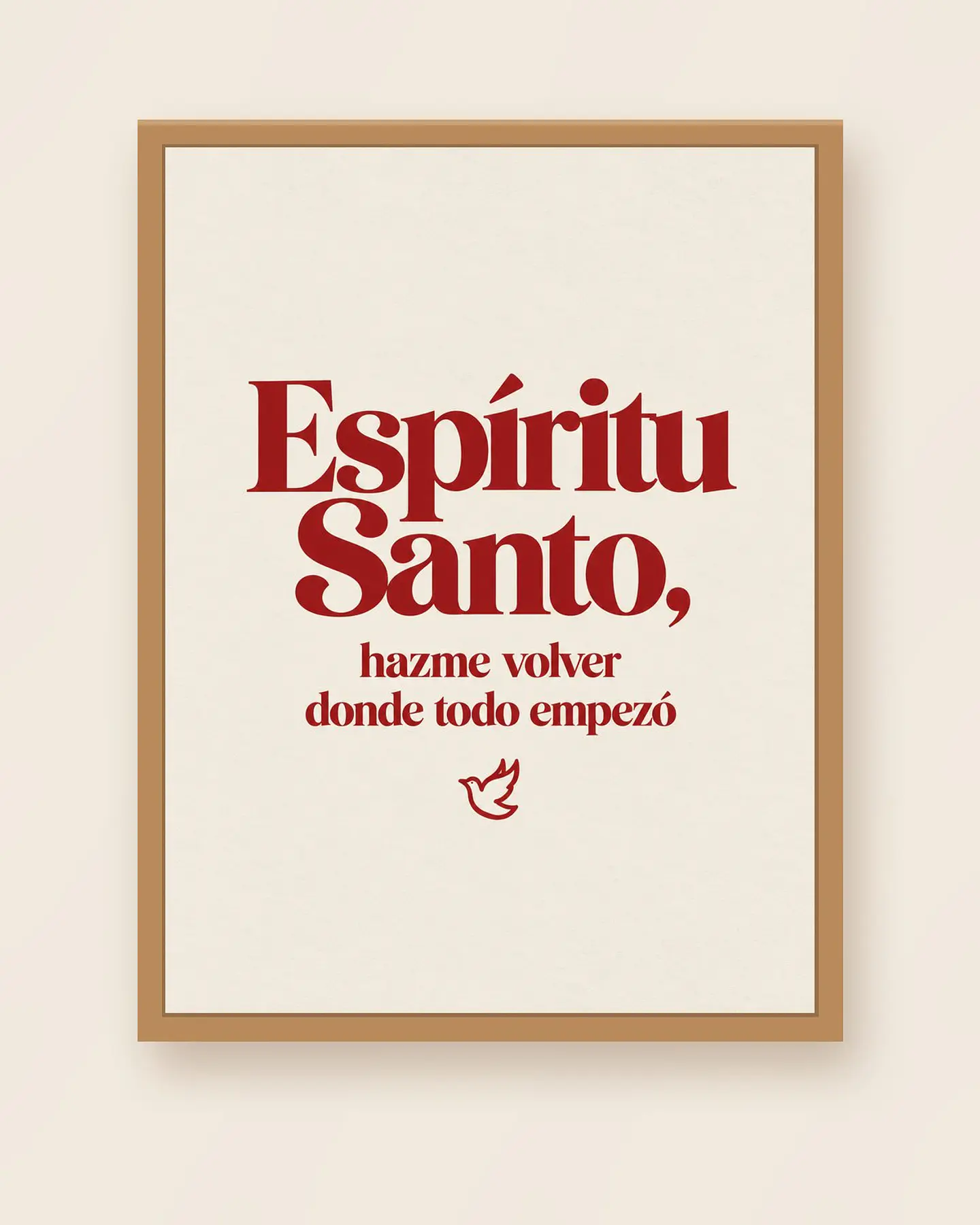 Espíritu Santo, hazme volver donde todo empezó · QS-05 1
