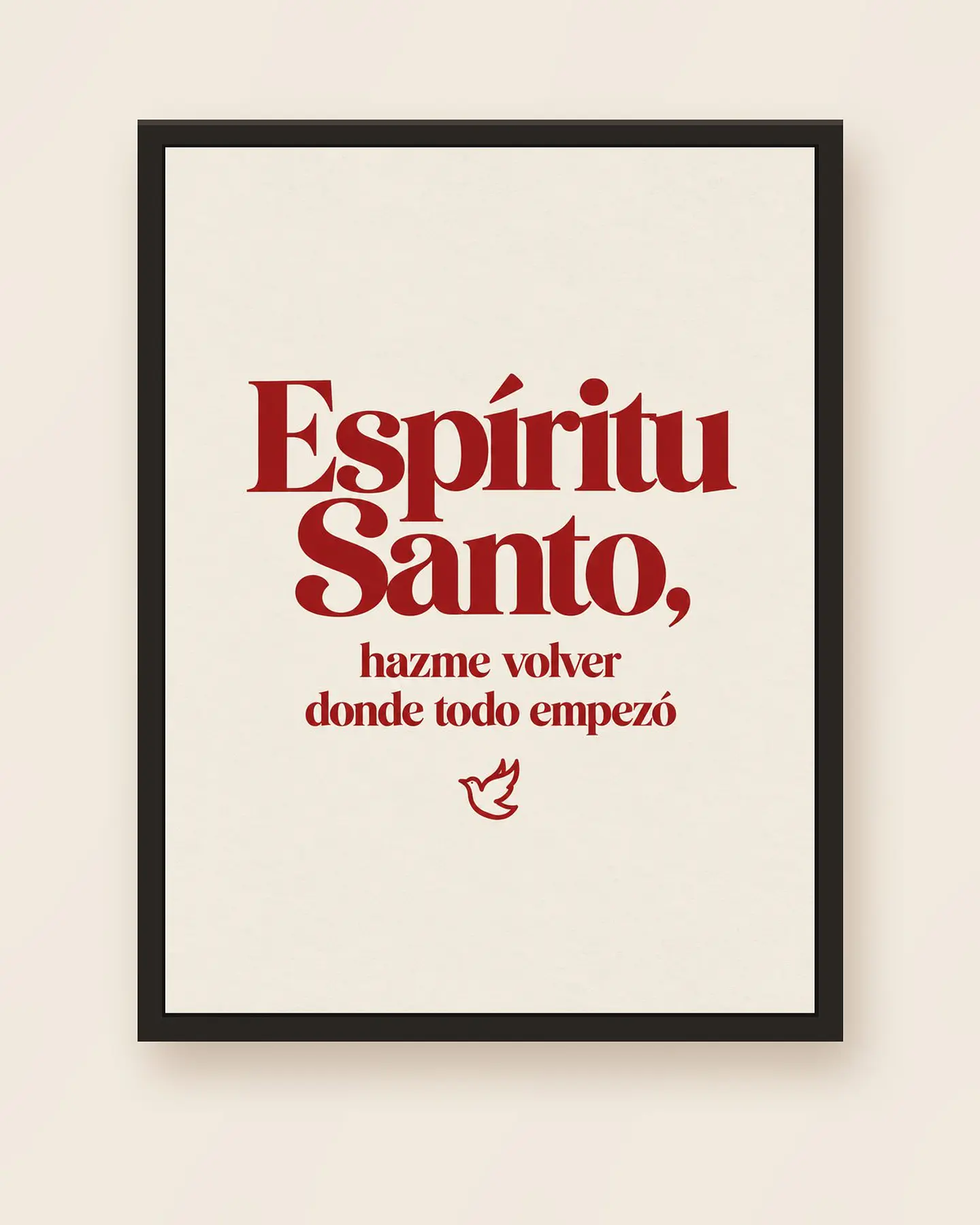 Espíritu Santo, hazme volver donde todo empezó · QS-05 5