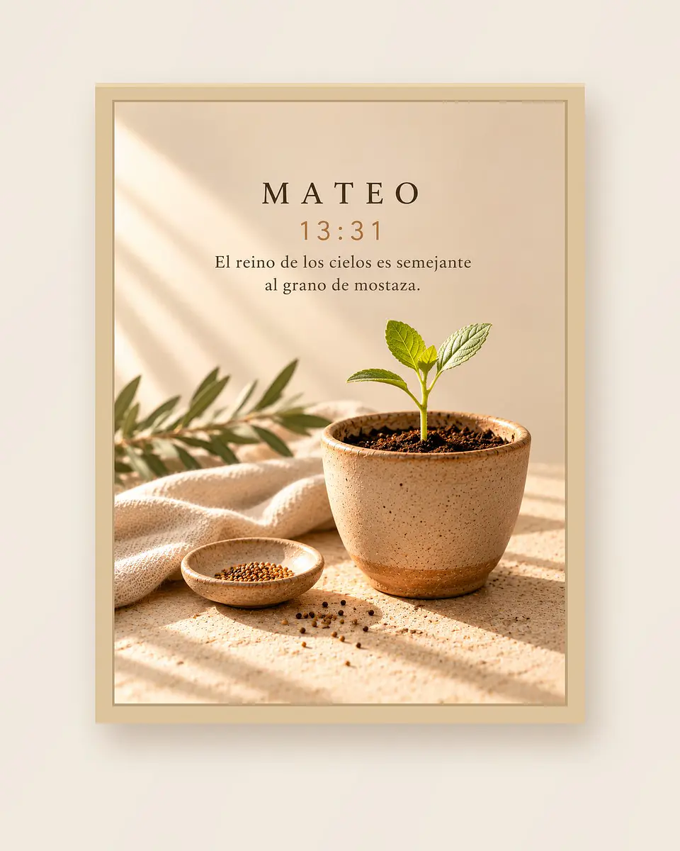 Semejante al grano de mostaza · VB-12 3