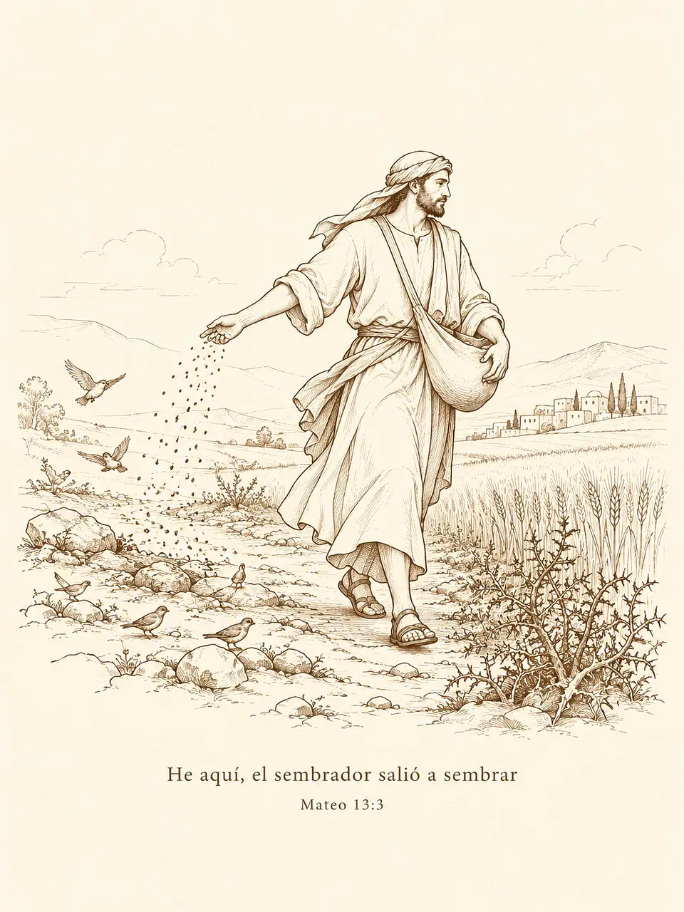 El sembrador (line art) · ER-10 2