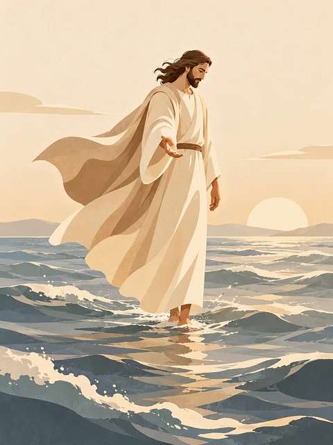 Jesús camina sobre el agua · ER-11
