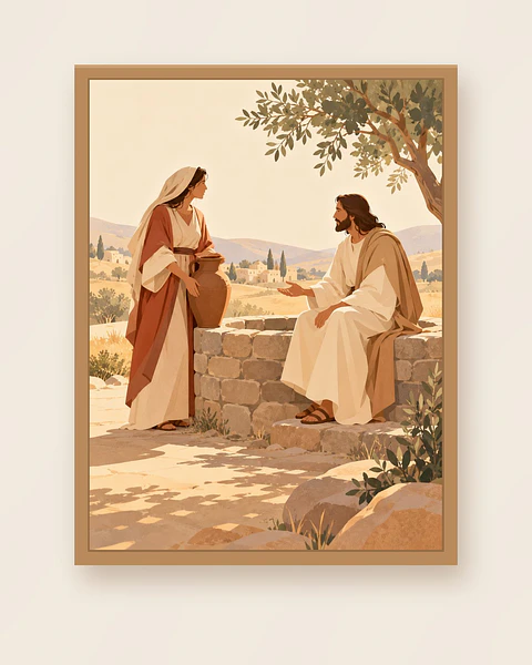 La samaritana en el pozo · ER-12