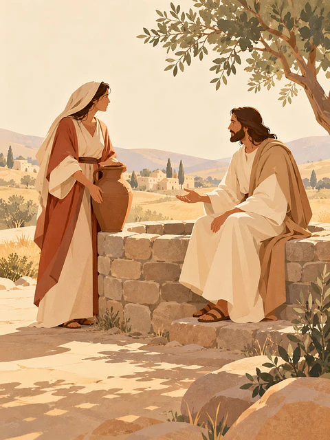 La samaritana en el pozo · ER-12