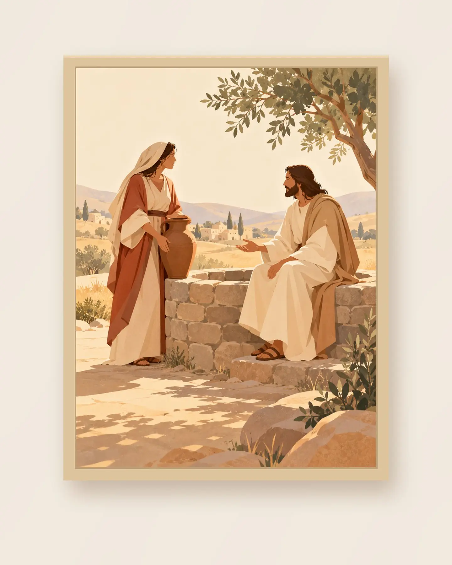 La samaritana en el pozo · ER-12 3