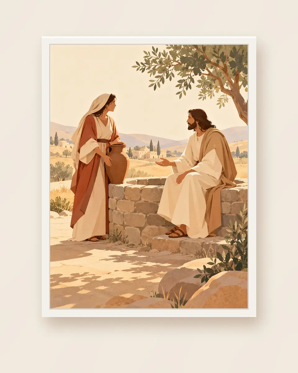 La samaritana en el pozo · ER-12 4