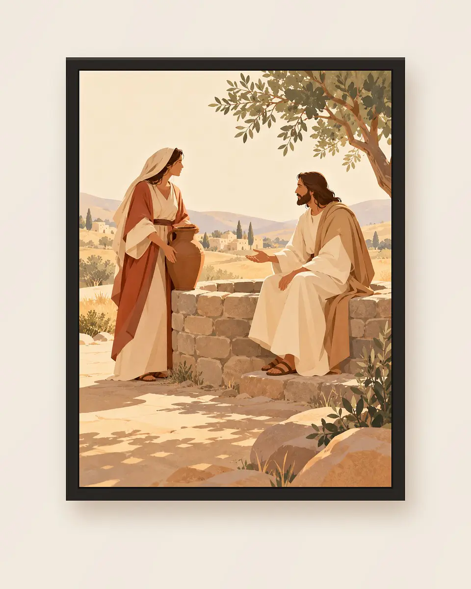 La samaritana en el pozo · ER-12 5