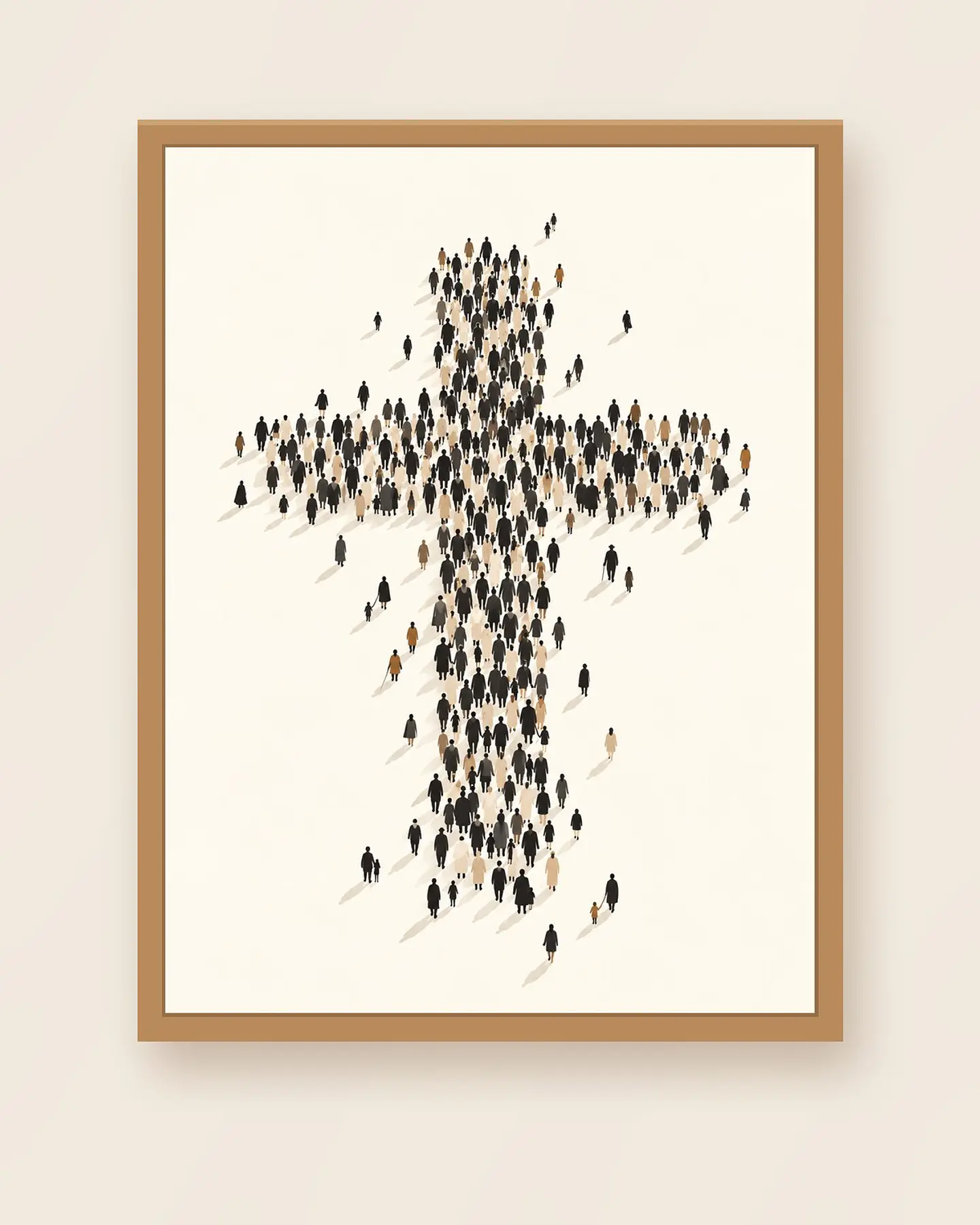 Multitud que forma la cruz · QS-12 1