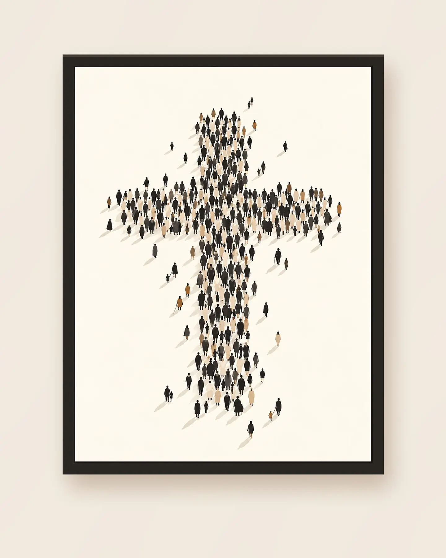 Multitud que forma la cruz · QS-12 5