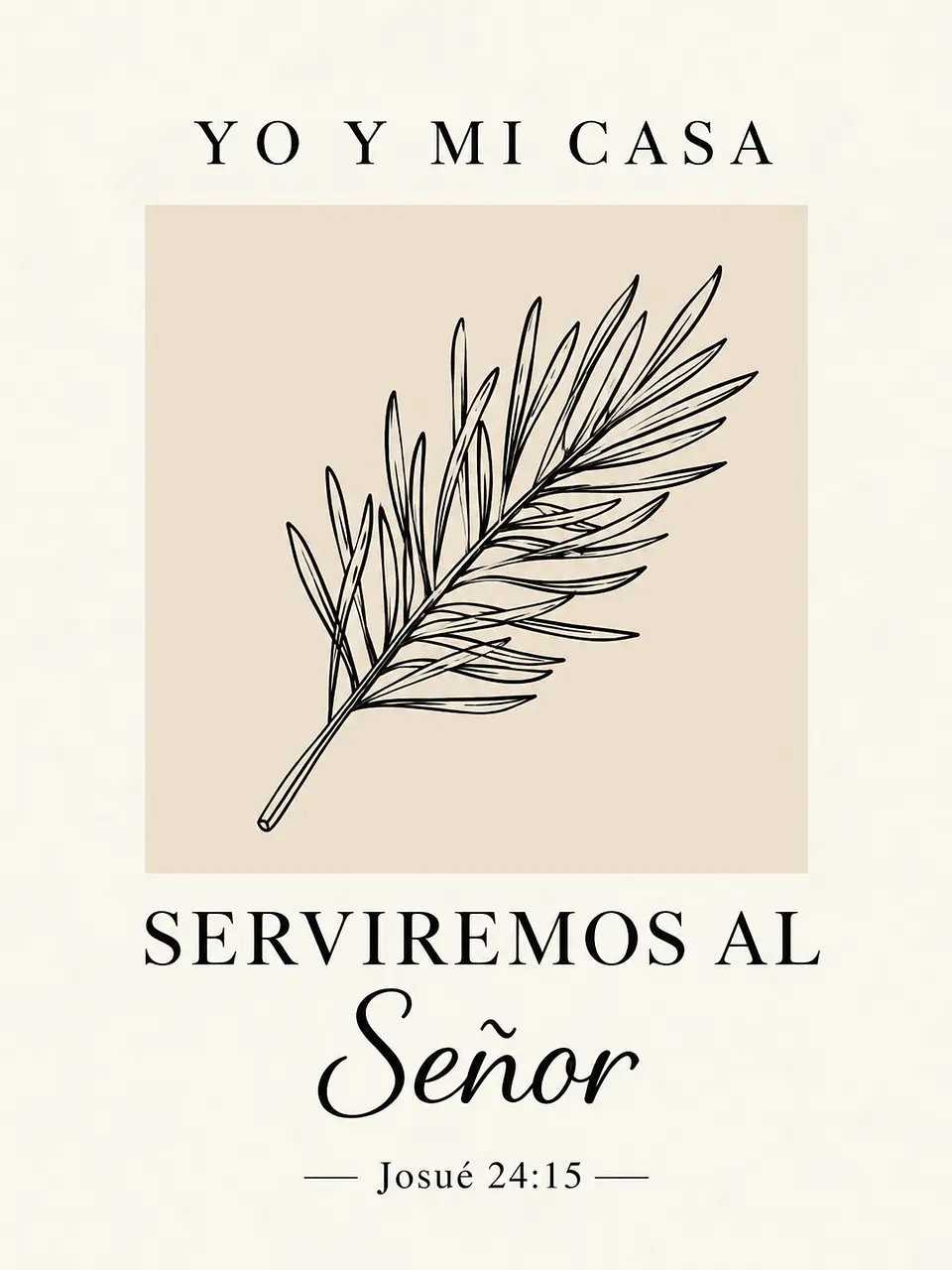 Yo y mi casa serviremos al Señor · BP-01 2