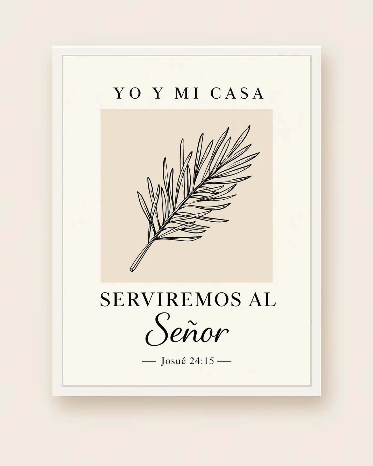 Yo y mi casa serviremos al Señor · BP-01 4
