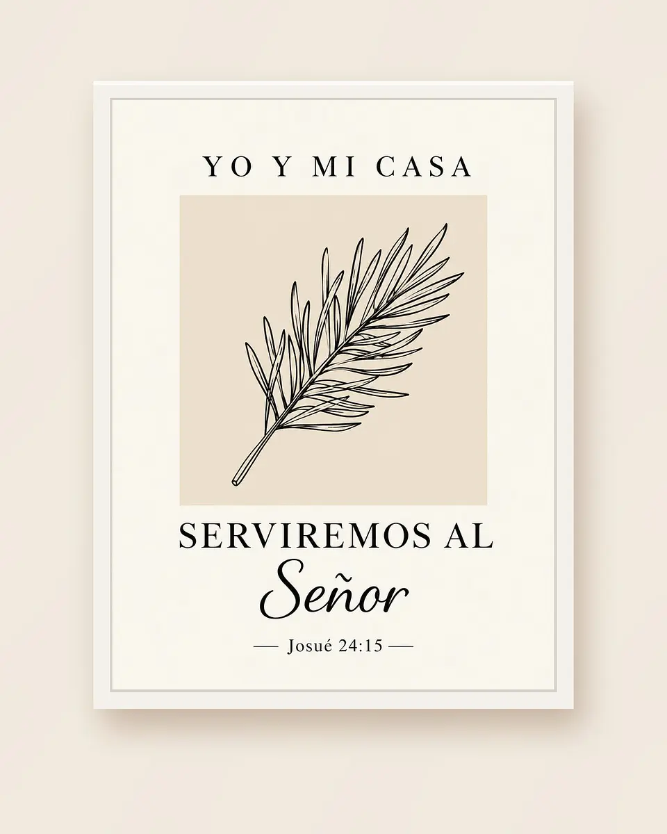 Yo y mi casa serviremos al Señor · BP-01 4