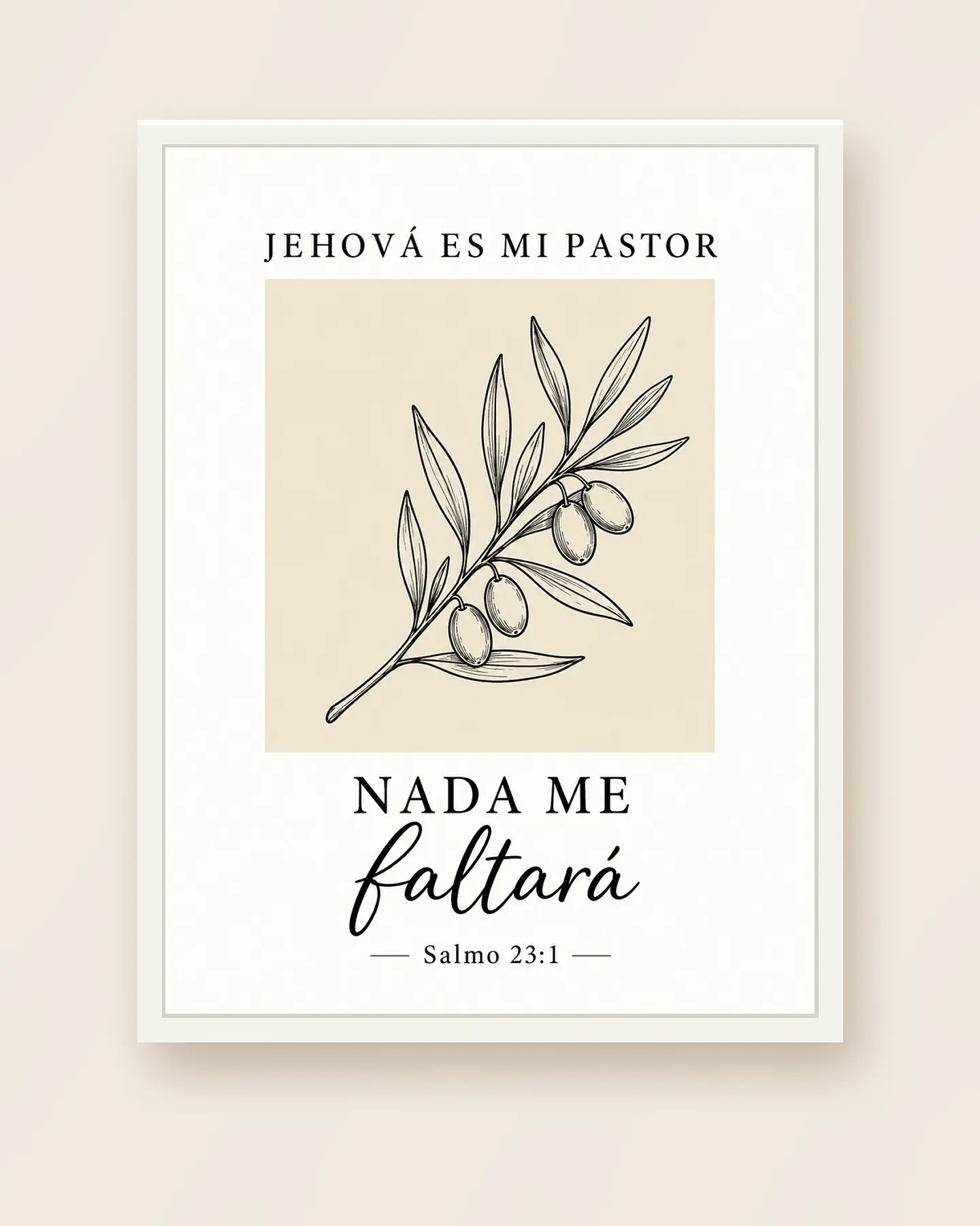 Jehová es mi pastor; nada me faltará · BP-03 4