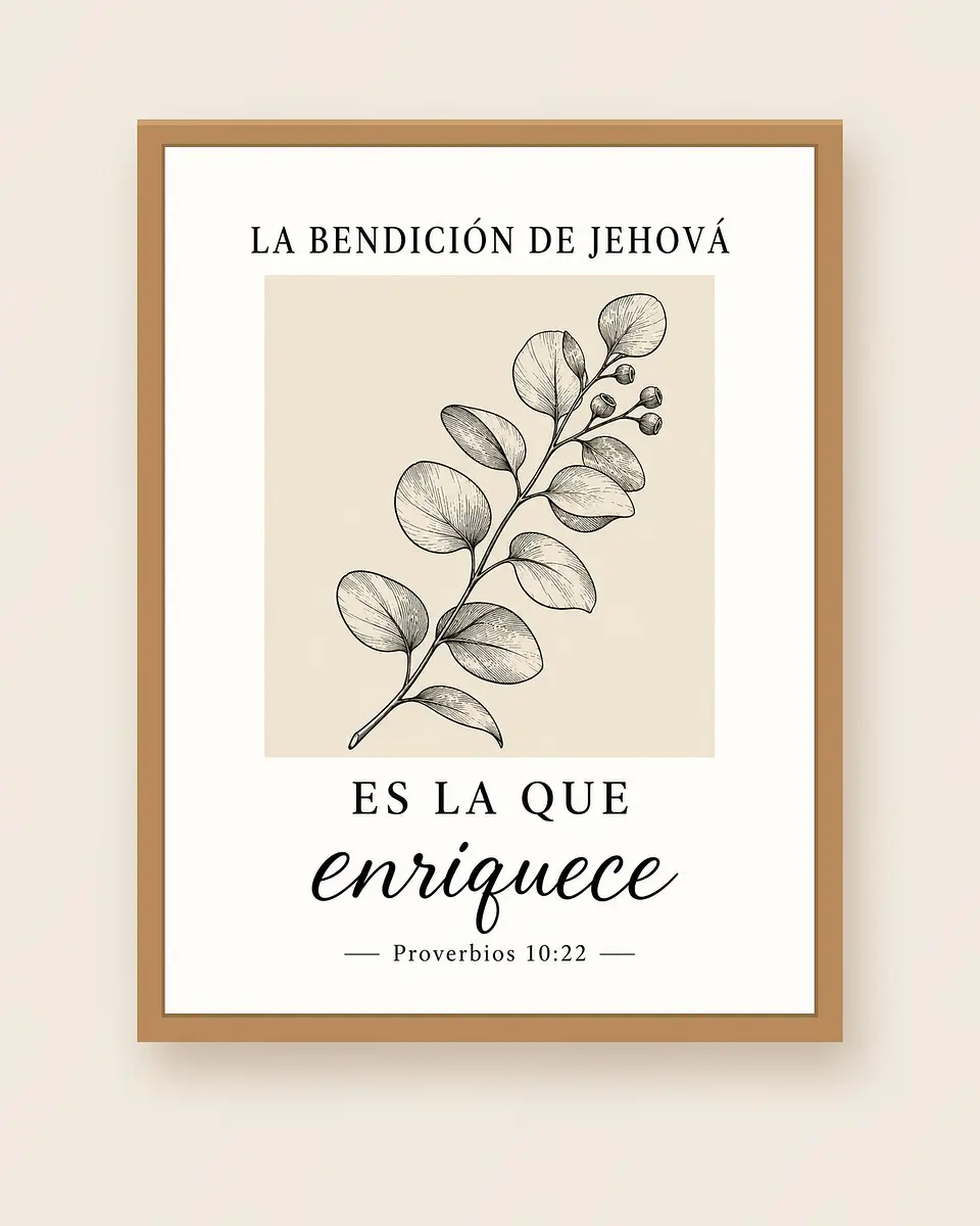 La bendición de Jehová es la que enriquece · BP-05 1
