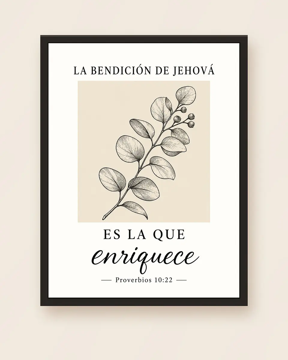 La bendición de Jehová es la que enriquece · BP-05 5