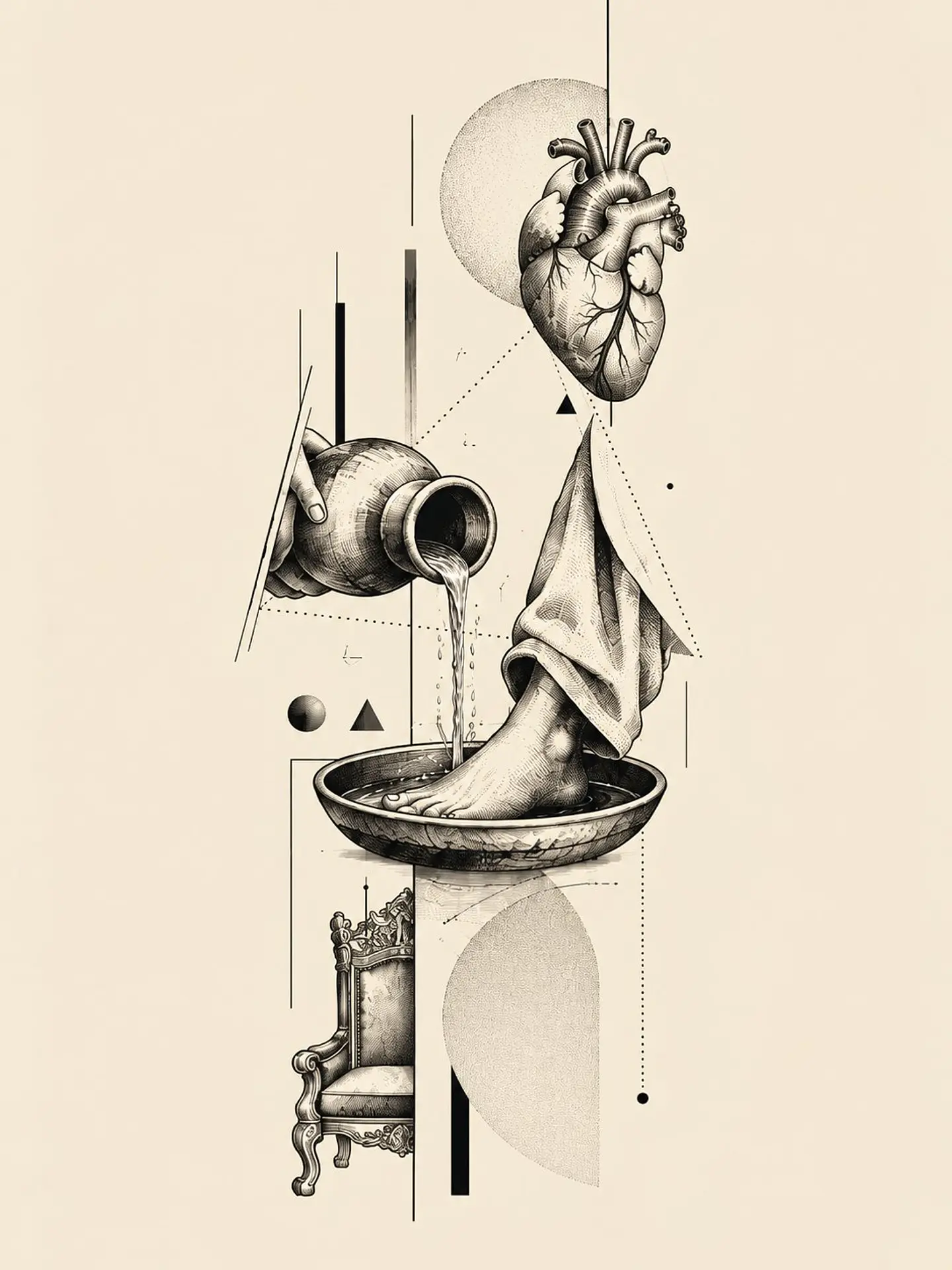 El corazón que sirve (lavamiento de pies) · SR-01 2